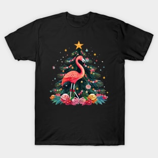 Flamingo Christmas T-Shirt